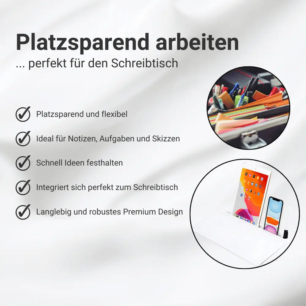 Schreibtisch Whiteboard DeskMate