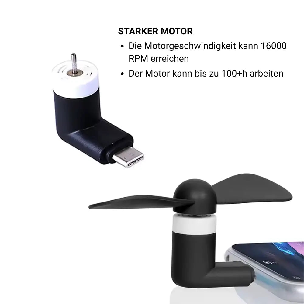 USB-C Mini-Ventilator SmartBreeze