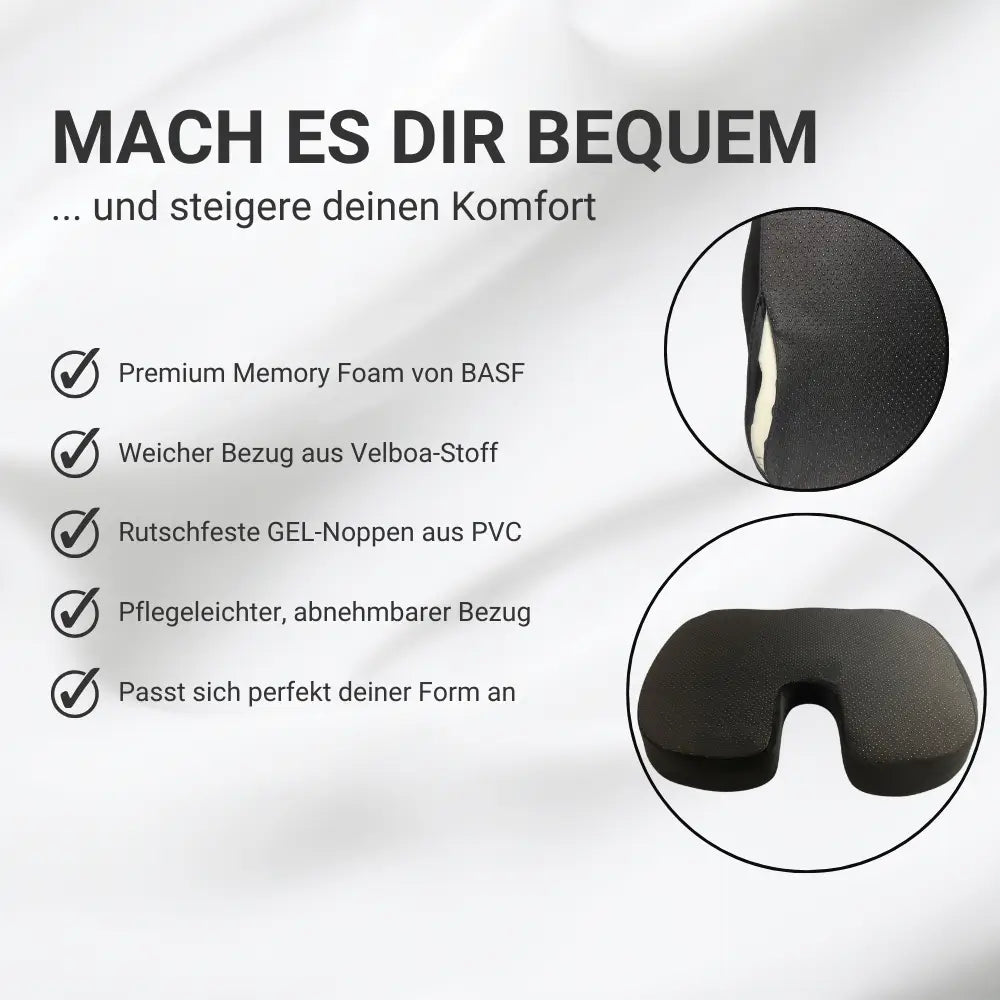 Sitzkissen Memory Foam RelaxSeat